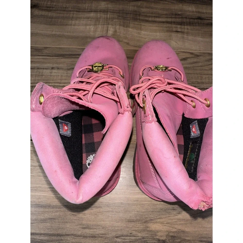 Timberland Winter Boots‎ Pink 6 inch Premium Waterproof Kid's Size 6